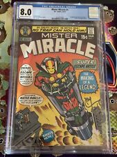 Mister Miracle #1 CGC 8.0 1st Appearance of MR. MIRACLE & OBERON DC 1971 Kirby picture