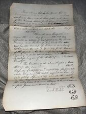 Antique 1859 Appointment of Real Estate Assessor in Knox County Ohio OH History picture