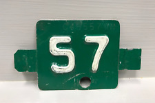 1957 Washington License Plate Tab 17 046557 picture