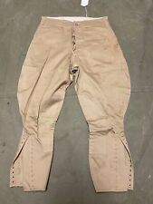 ORIGINAL WWI WWII US ARMY M1912 SUMMER COTTON COMBAT FIELD BREECHES-SMALL 32W picture