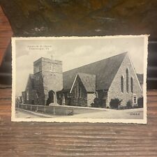 Chincoteague Virginia VA Christ's M E Church Vintage Postcard unposted scallop picture
