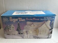 Precious Moments Sugar Town Sam's House Complete 7 Piece Collectible Set New picture