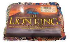 Vintage 1994 Disney's The Lion King Postcard Book - 30 full-color Postcards picture