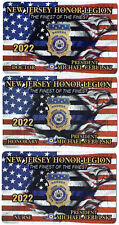 New Jersey Honor Legion 2022 (3) Doctor-Nurse-Honorary Courtesy Cards ~ Obsolete picture