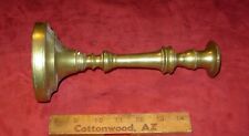 17-18th Century Brass Candlestick-Hand Made Antique-2 3/4 pds picture