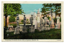 Vintage Postcard 1942 Wooldridge Monuments Cemetery Mayfield Kentucky KY picture