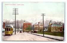 Postcard Twenty-Fifth Street, Ogden UT trolley 1908 M8 picture