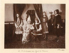 France, 1896, Saint Catherine at the Lycée de Roanne Vintage Silver Print Ti picture