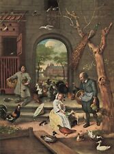 The Hague Netherlands, The Poultry Yard, Jan Steen Mauritshuis, Vintage Postcard picture