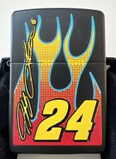 2010 JEFF GORDON #24 NASCAR W/ FLAMES ZIPPO LIGHTER NEW IN GIFT BOX picture