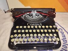 Antique 1920's Corona Four Portable Manual Typewriter with it's Original Case picture