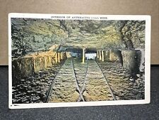 Interior of Anthracite Coal Mine Postcard picture