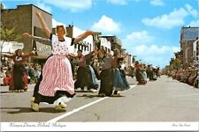 Postcard MI Holland - Klompen Dancers at Tulip Time festival picture