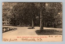 Sheffield MA-Massachusetts, Main Street from Taconic Inn, c1909 Vintage Postcard picture