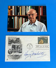 Harry Markowitz (Nobel Prize Economics 1990) Hand Autographed Signed 1975 FDC picture