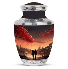 A Love Story Under Heartleaf Tree Large Urns For Human Remains 200 cubic inch picture