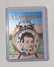 Groundhog Day Platinum Plated Limited Artist Signed Bill Murray Trading Card 1/1 picture