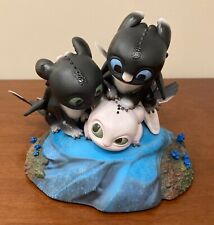 Sideshow Dart, Pouncer, and Ruffrunner Statue How to Train Your Dragon Statue  picture