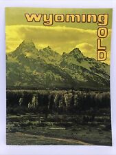 1975 WYOMING GOLD In the Fall Autumn Travel Tourist Guide Brochure Activities picture