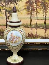 AMAZING Antique Opaline Vase. Hand Painted. Extremally RARE. picture