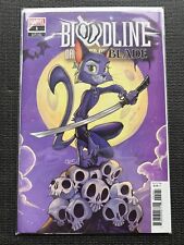 Marvel Comics Bloodline Daughter Of Blade Zullo Purple Cat Variant Bats Skulls picture