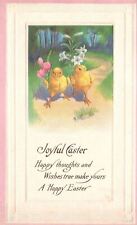Vintage Postcard 1921 Joyful Easter Happy Thoughts & Wishes To Make Yours Happy picture