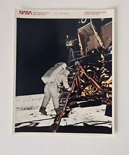 NASA Red Numbered Apollo 11 Edwin E. Aldrin Jr Decending Ladder Onto Moon  picture