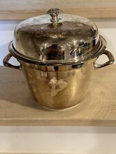 Antique 1970’s Primrose Plate EP Copper Ice Bucket Silver plated picture