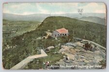 Upper Station Summit of Mt Tom, Hikers Holyoke Mass MA 1910 Mountains picture