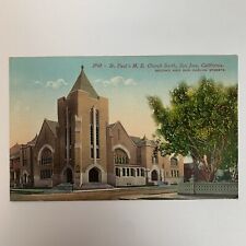 Postcard San Jose California St Paul Methodist Episcopalian Church South picture