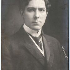 c1900s Robert E Hill RPPC Stage Actor Real Photo Performer UDB PC Steinberg A161 picture