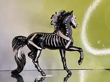 Custom Breyer Stablemate Halloween Skeleton And Grave Yard Horse picture