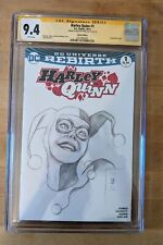 Harley Quinn #1 (2016) Mike Choi head sketch CGC SS 9.4 (LF005) picture