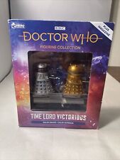 Doctor Who Dalek Drone & Dalek Emperor Figure Set w/ Magazine Time Lord Sealed picture