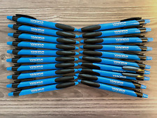 Lot of 20 VIAGRA Drug Rep Click Pens Brilliant Blue - COLLECTIBLE VINTAGE picture