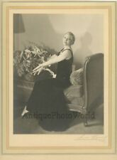 Beautiful woman ballet dancer Art Deco dress antique photo Henri Manuel France picture