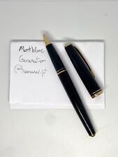 Vintage Montblanc Generation Black Resin and Gold Accents Ballpoint Pen Working picture