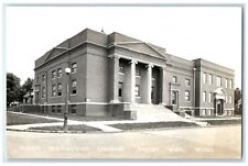 c1940's First Methodist Church Street Scene Perry Iowa IA RPPC Photo Postcard picture