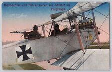 WWI German Aviation Aircraft Oversation Reconnaissance Flight Close Up View 1917 picture