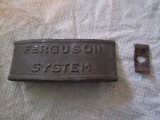GREAT ANTIQUE 1920'S FERGUSON SYSTEM RADIATOR COVER BADGE # 9N8215 picture