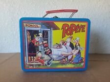 Vintage 1999 Popeye Tin Lunch Box (The Truant Officer) Collectible picture