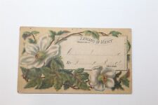 Ca. 1876 Reward of Merit Card Signed by Teacher J.M. picture