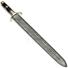 Custom Handmade Damascus Steel Katana Sword 25 Inches Samurai Sword with Beau... picture