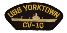 USS YORKTOWN CV-10 PATCH USN NAVY SHIP ESSEX CLASS AIRCRAFT CARRIER picture