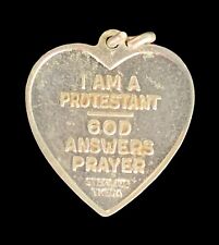 I am a Protestant sterling pendant by Theda Vintage picture