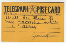 July 16th 1907 Telegraph Postcard 