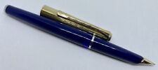 Vintage Serviced PELIKAN 30 Rolled Gold & Blue Fountain Pen - 14k Extra Fine Nib picture