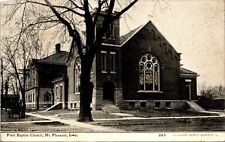 Mt. Pleasant, IA First Baptist Church Postcard Divided Back Unposted 1907-1915 picture