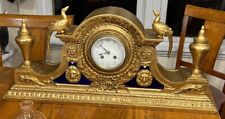 Antique Mantle French Clock  Wood Case By Samuel Marti  Paris 1900 H&H- Works picture