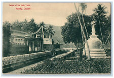 c1910 Temple of the Holy Tooth Kandy Ceylon Unposted Antique Postcard picture